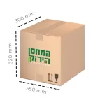 קרטון בינוני דו גלי 55/32/30