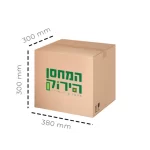 קרטון קטן חד גלי 38/30/30