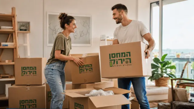 מעבר דירה - קרטונים ורהיטים ארוזים